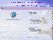Tablet Screenshot of huna-massage.com